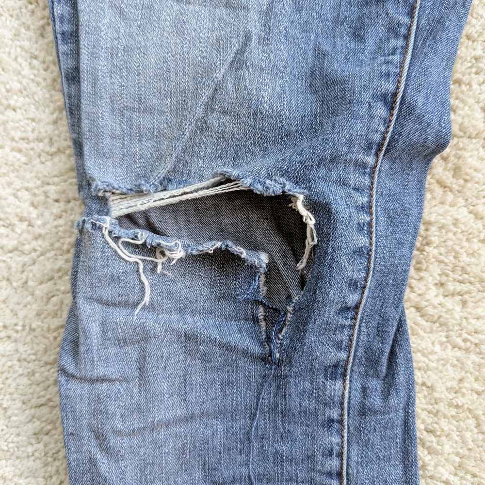 DSTLD Ripped High Rise Skinny Jeans - Picture 5 of 5